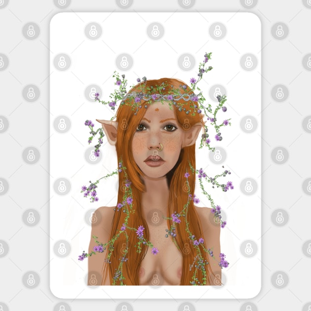 spring Fairy Sticker by Accabella